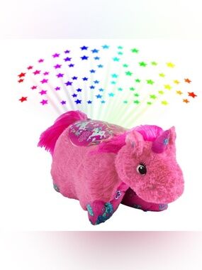 Pillow Pets Colorful Pink Unicorn Sleeptime Lite